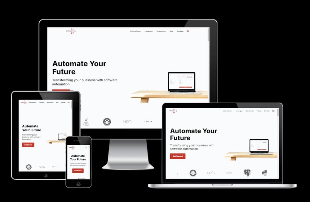 Professional Website as a Service